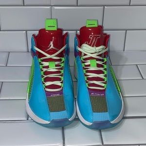 Nike Air Jordan XXXV 35 Jayson Tatum Basketball Shoes Blue Men's 9 Women’s 10.5